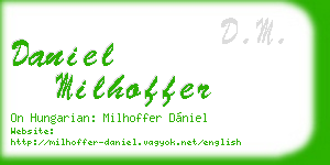 daniel milhoffer business card